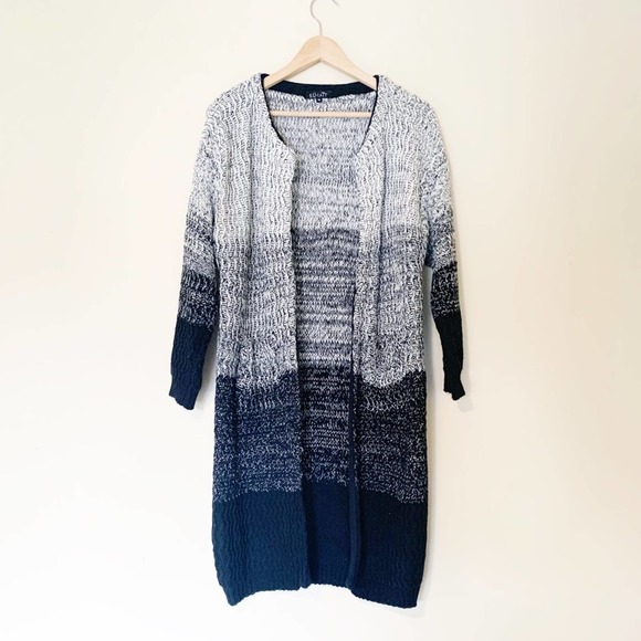 Revolve | Elliatt Ombré Long Open Front Cardigan - Picture 2 of 8